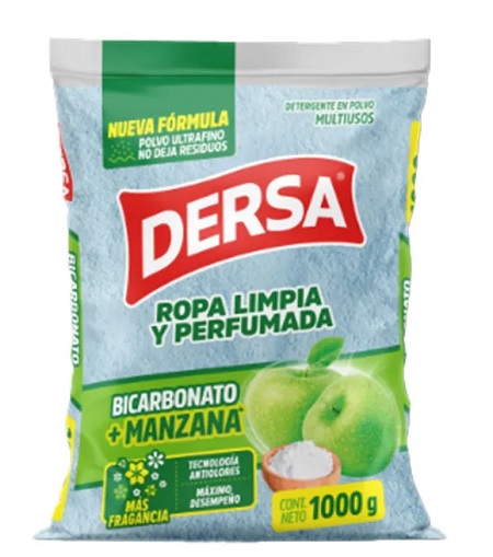 Detergente Dersa 1000 grs bicarbonáto manzana