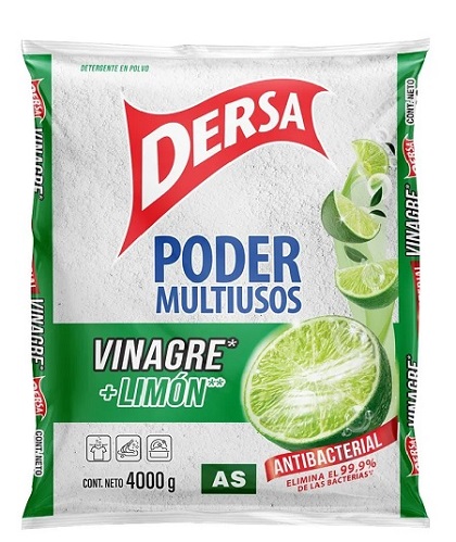 Detergente Dersa 4000 grs vinagre + limón
