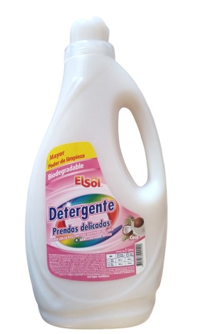 Detergente El Sol 2000 ml prendas delicadas