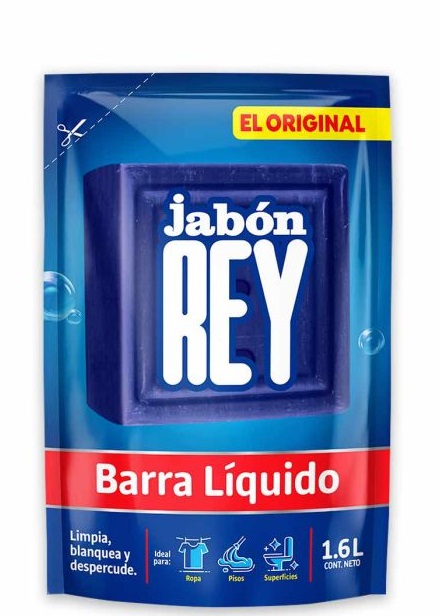 Detergente Rey 1600 ml líquido doypack