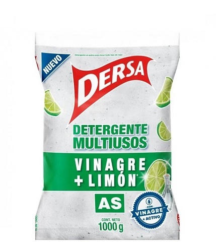 Detergente Dersa 1000 grs vinagre limón