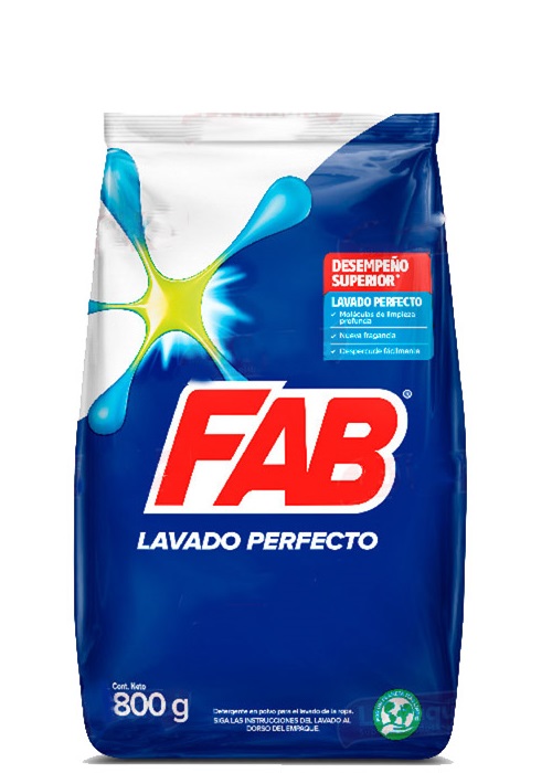 Detergente Fab 800 grs floral