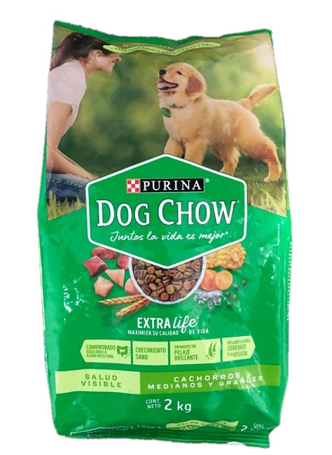 Dog Chow 2000 grs salud visible cahorros medianos y grandes