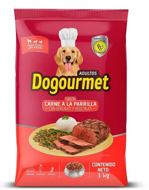 Dogourmet 1000 grs adulto carne a la parrilla