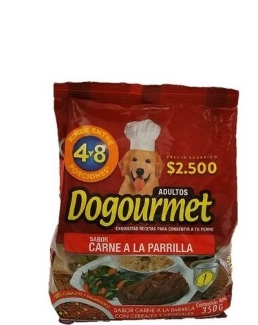 Dogourmet 350 grs carne parrilla adulto