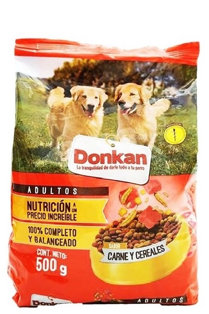 Donkan 500 grs adulto carne cereal