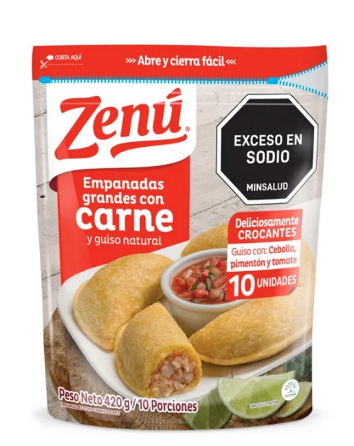 Emapanadas Zenú 420 grs carne grandes