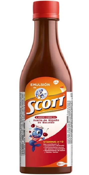 Emulsión Scott 360 ml cereza