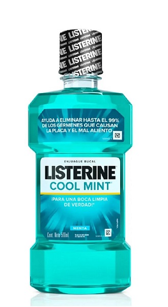 Enjuague Listerine 500 ml cool mint