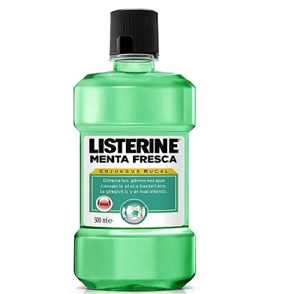 Enjuague Listerine 500 ml menta fresca