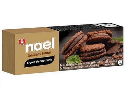 Galletas Noel 165 grs avena chocolate