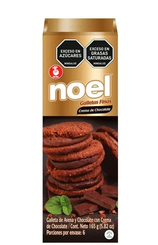 Galletas Noel 165 grs avena chocolate