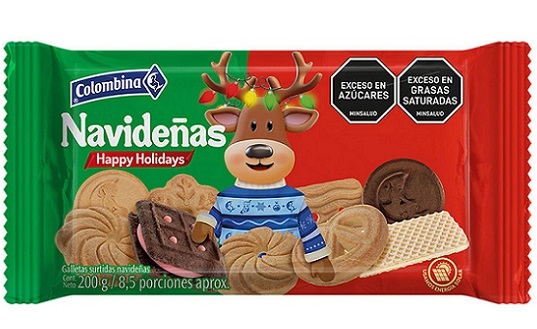 Galletas Colombina 200 grs navideña