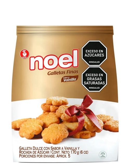 Galletas Noel 170 grs finas vainilla antojos