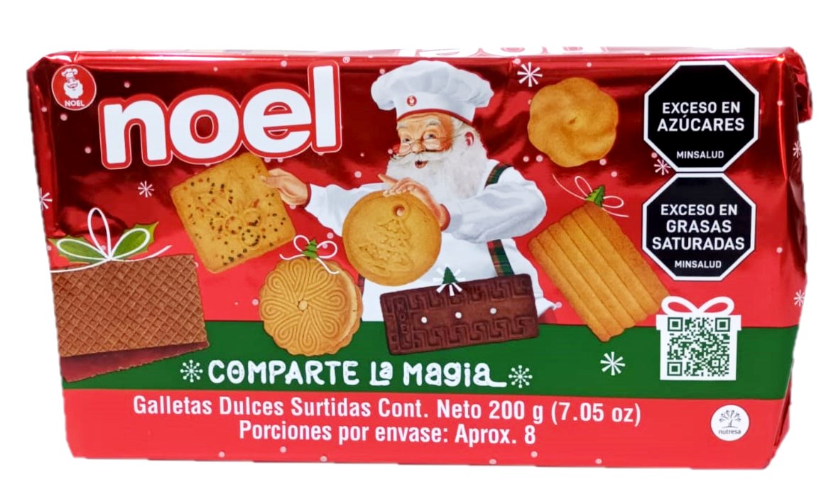 Galletas Noel 200 grs navidad surtidas caja