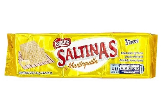 Galletas Saltinas 342 grs mantequilla 3 tacos