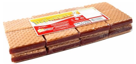 Galletas rellena comescol 400 grs 14 und