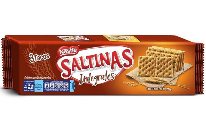 Galletas Saltinas 399 grs integrales 3 tacos