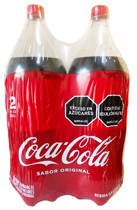 Gaseosa Coca-Cola 2 und x 2500 ml combo ahorro