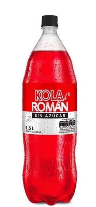 Gaseosa Kola Roman 1500 ml sin azúcar