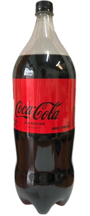 Gaseosa Coca-Cola 2500 ml sin azúcar