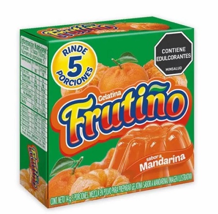 Gelatina Frutiño 14 grs mandarina