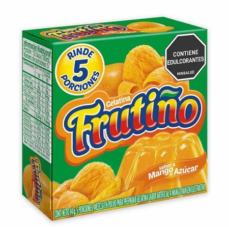 Gelatina Frutiño 14 grs mango