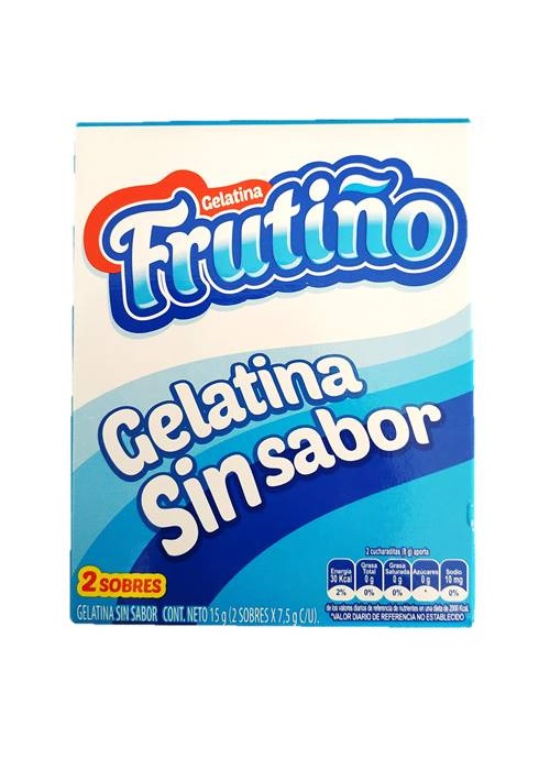 Gelatina Frutiño 15 grs sin sabor
