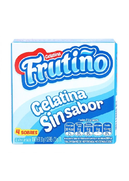 Gelatina Frutiño 30 grs sin sabor