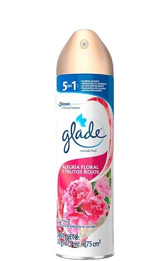 Ambientador Glade aerosol 275 ml alegria floral