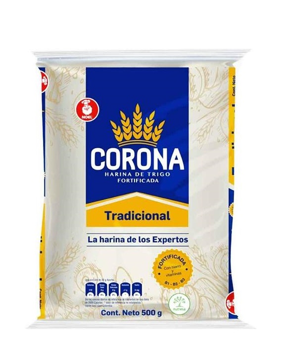Harina Corona 500 grs trigo