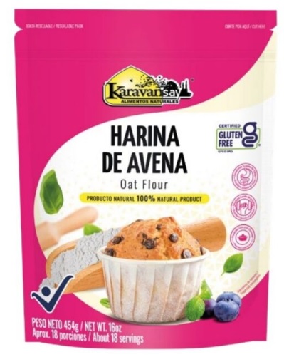 Harina de avena Karavansay 454 gr GLUTEN FREE
