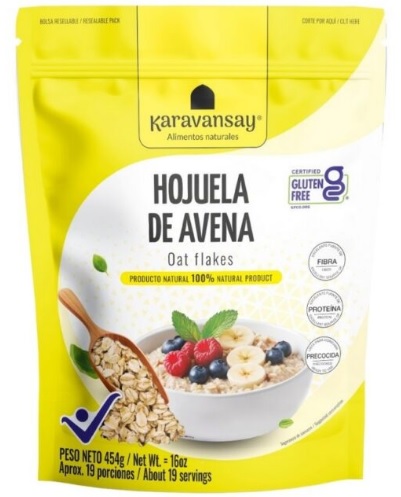 Hohuela de avena Karavansay 454 gr GLUTEN FREE