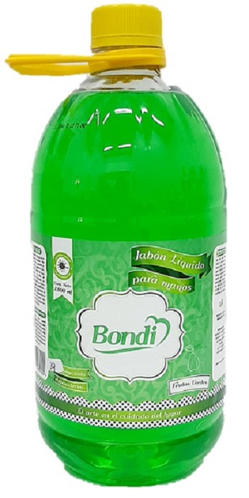 Jabón Bondi 2000 ml liq frutos verdes