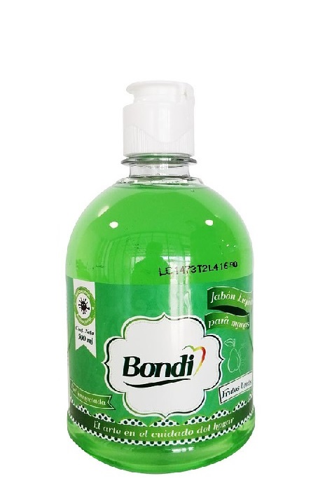 Jabón Bondi 500 ml frutos verdes