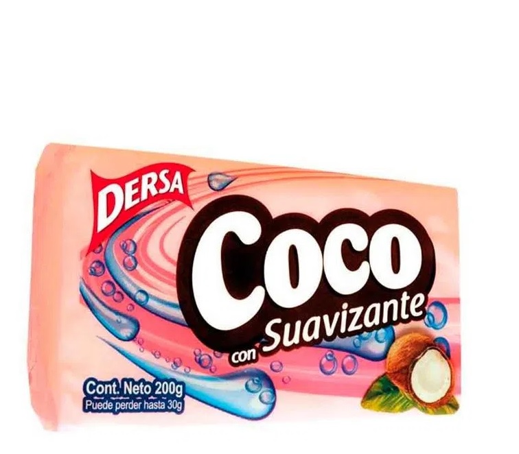 Jabón Dersa 200 grs coco