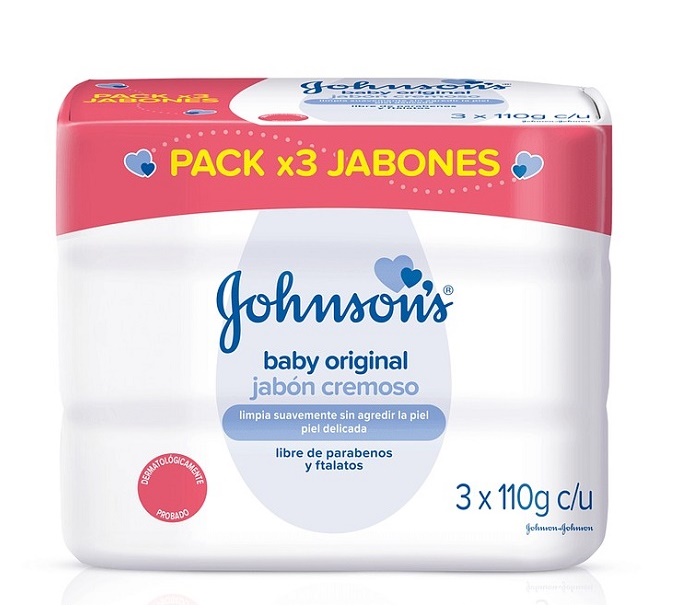 Jabón Johnson´s 3 x 110 grs baby original