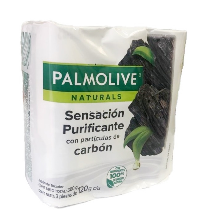 Jabón Palmolive 3 x 120 grs sensación purificante