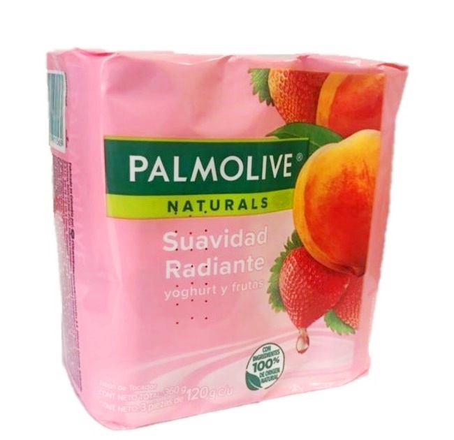 Jabón Palmolive 3 x 120 grs suavidad radiante