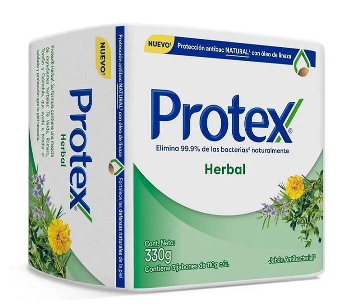 Jabón Protex 3 x 110 grs herbal