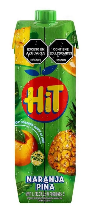 Jugo Hit 1000 ml naranja piña