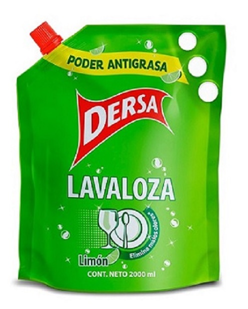 Lavaloza Dersa 2000 ml limón