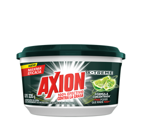 Lavaplatos Axion 235 grs limón X-treme crema