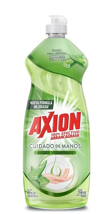 Lavaplatos Axion 640 ml Aloe y Vitamina E tarro