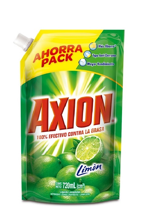 Lavaplatos Axion 720 ml limón doypack