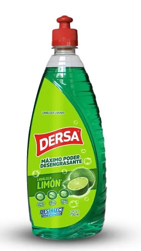 Lavaplatos Dersa 750 ml limón
