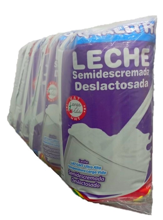 Leche Cooratiendas 6 x 1100 ml semidescremada deslactosada