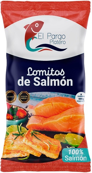Lomitos Pargo Platero 500 grs salmón