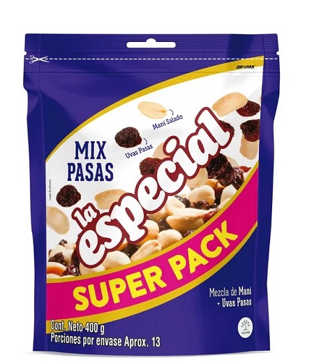 Maní La especial 400 grs mix pasas