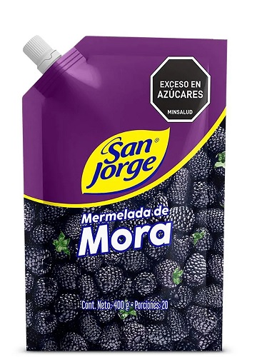 Mermelada San Jorge 400 grs mora doy pack